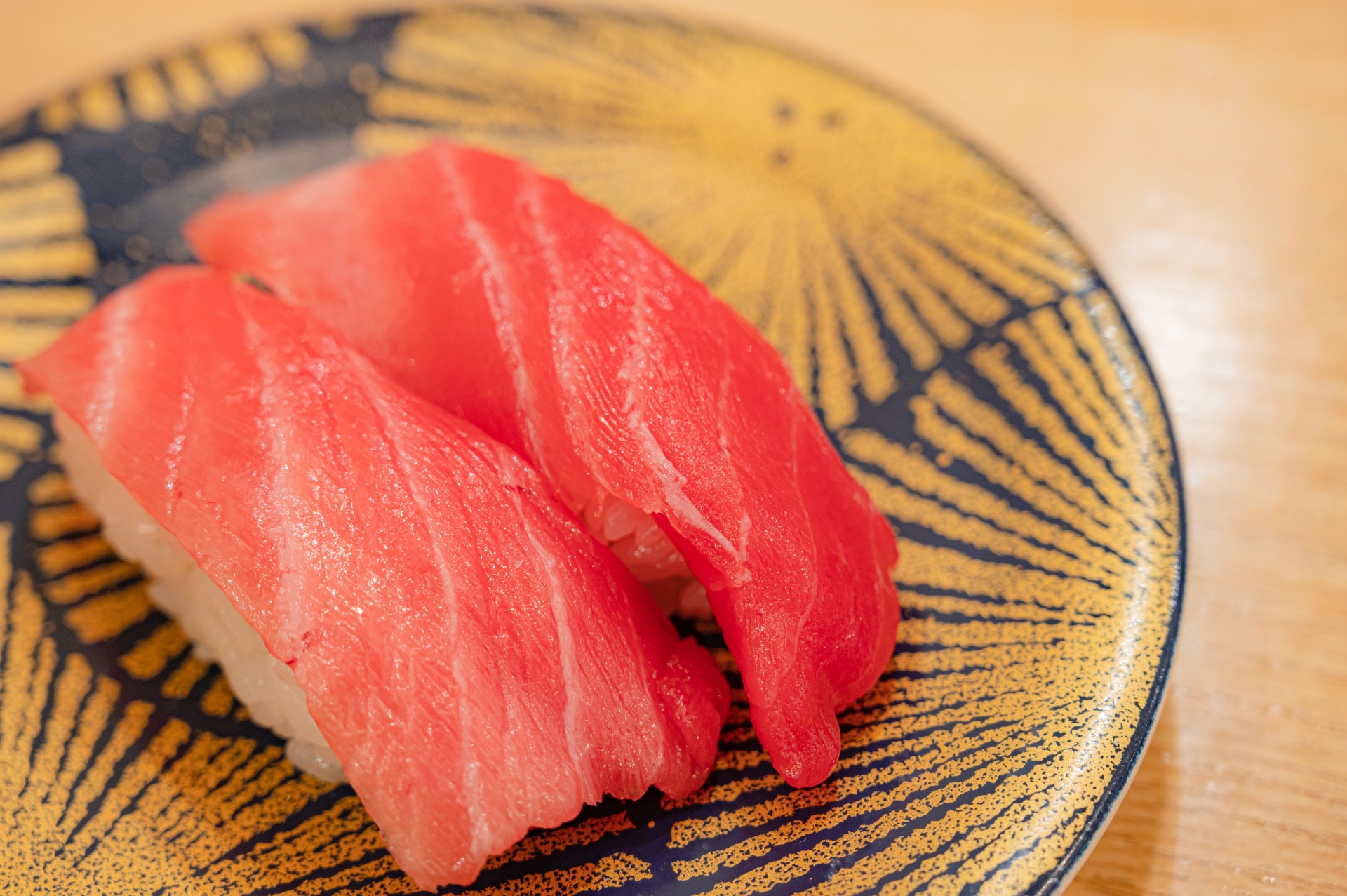 tuna sushi on a plate