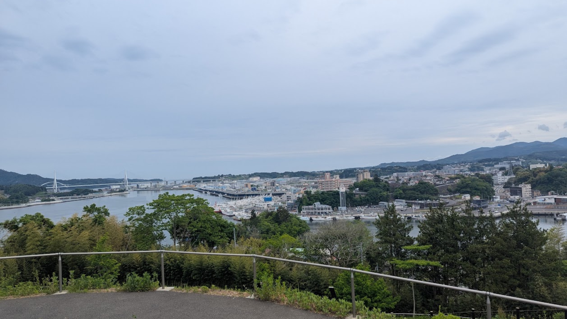  View of Kesennuma from Reconstruction Memorial Park, Kesennuma City
