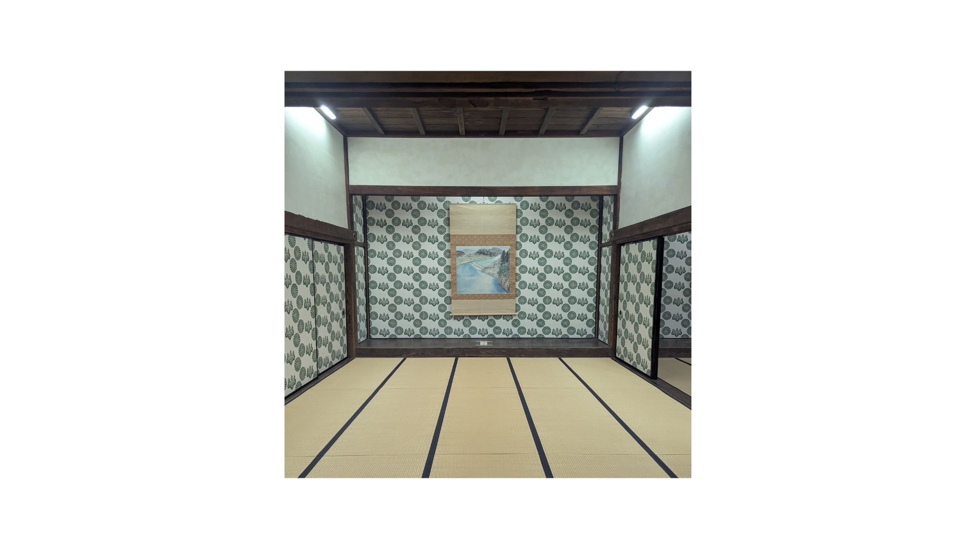 A room in the living quarters of Shōkōji Temple